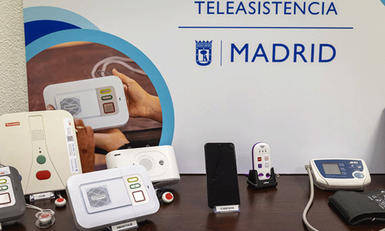 Imagen de aparatos de teleasistencia de Madrid
