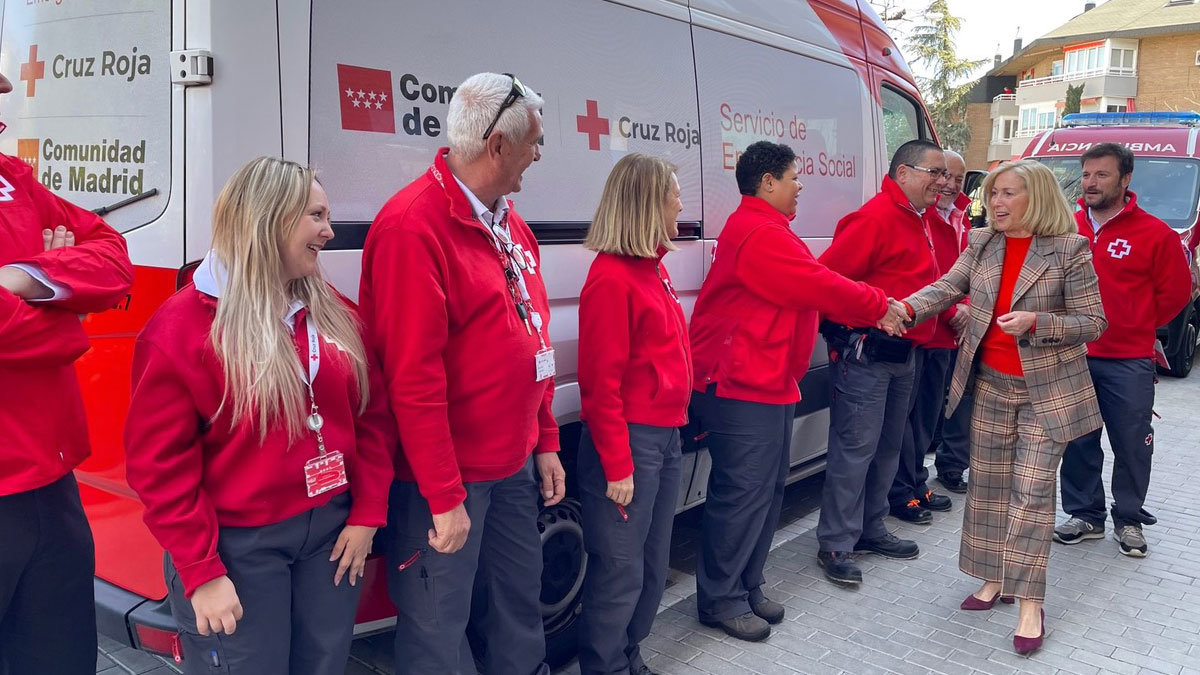 La Comunidad de Madrid ha querido reconocer la labor del Servicio de Urgencia Social de la Cruz Roja