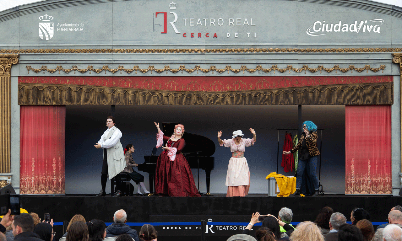 Imagen del espectáculo 'Mozart' producido por el Teatro Real