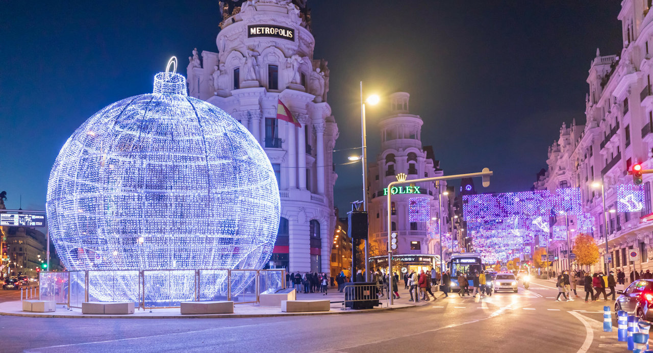 La Bola de Navidad de Madrid cambiará de ubicación