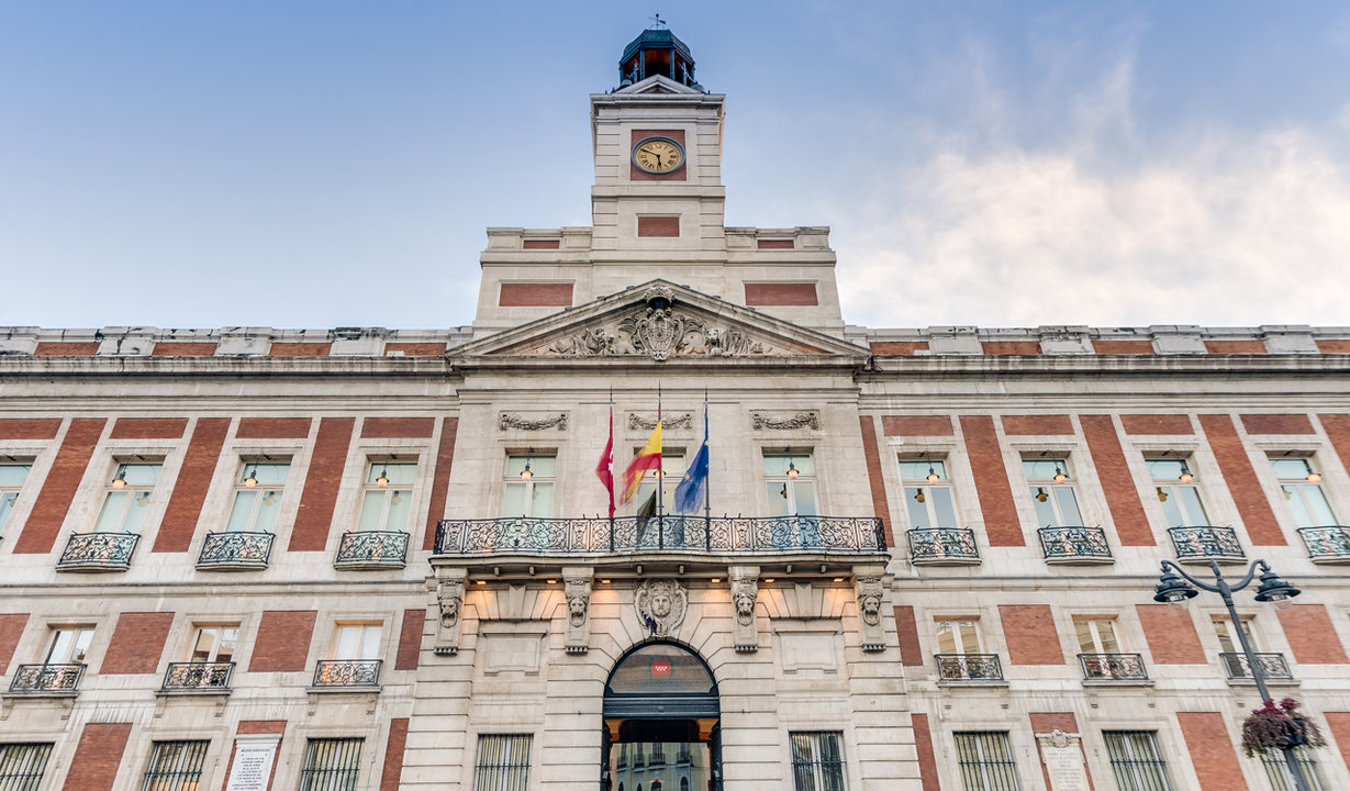 Imagen de la Real Casa de Correos, sede de la Comunidad de Madrid