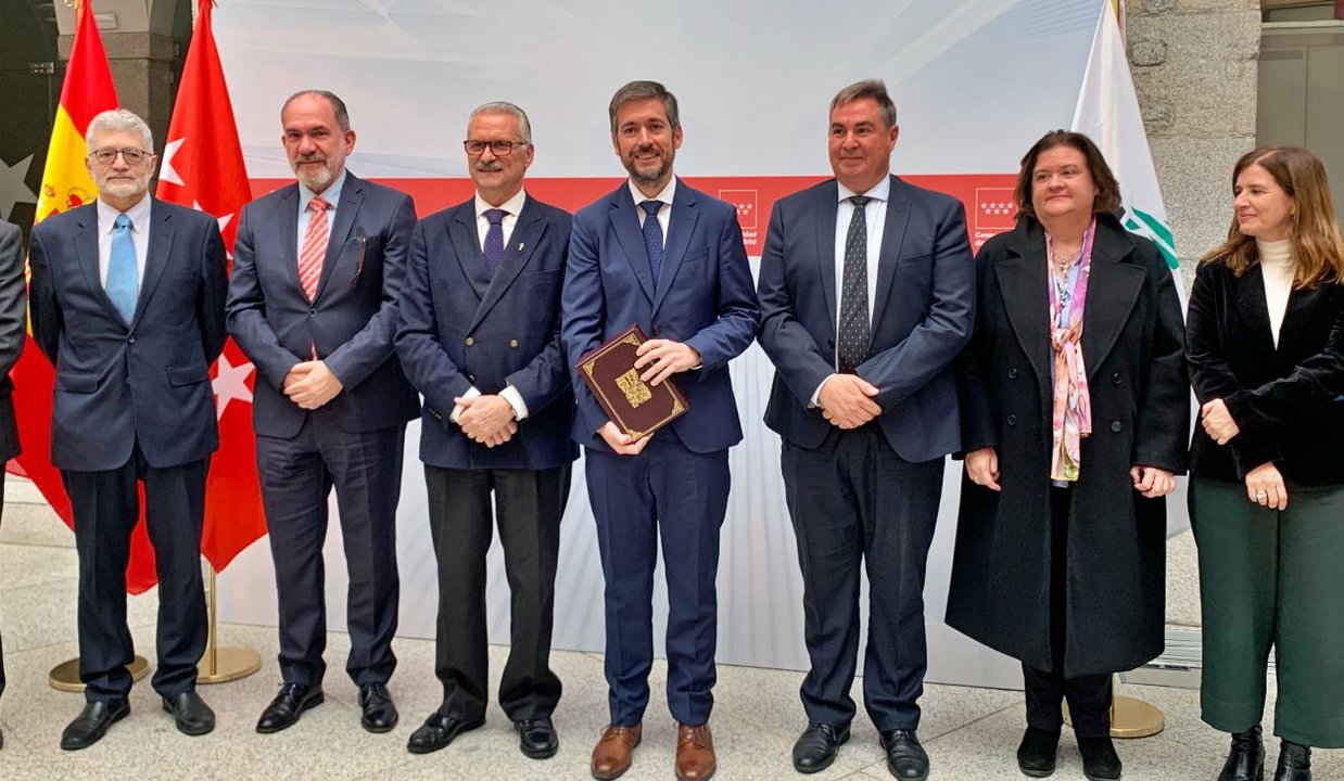 Representantes de la Iglesia Evangélica recibidos por el Consejero de Presidencia de Madrid