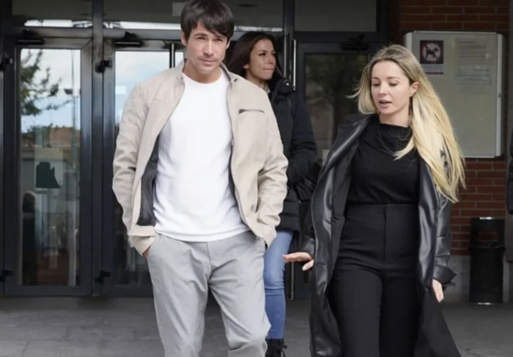 Juan José Ballesta sale del juzgado junto a su abogada, Beatriz Uriarte, tras declarar por una presunta agresión sexual el pasado 7 de noviembre.
