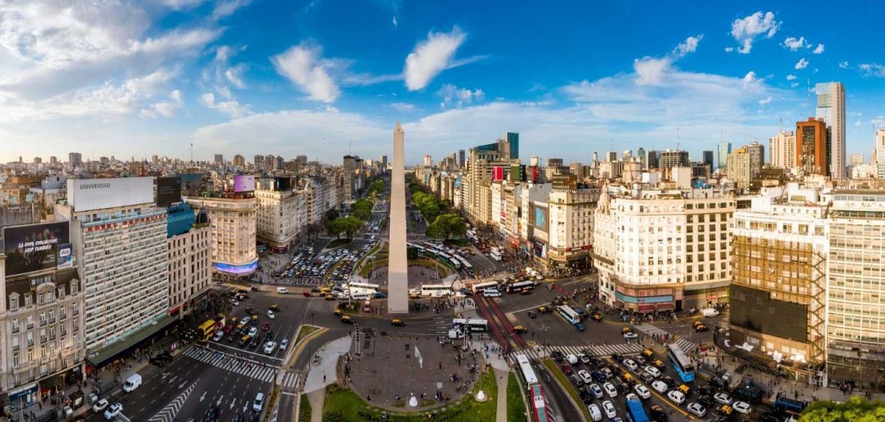 El obelisco en la ciudad de Buenos Aires (Argentina) Getty images