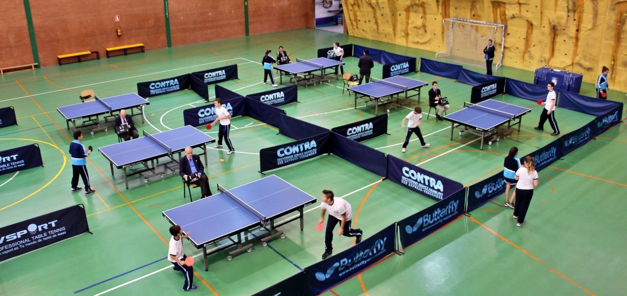 Competición tenis de mesa en el polideportivo el Trigal de Fuenlabrada | Imagen: deportesfuenla