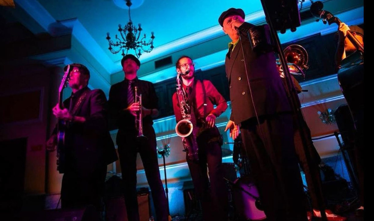 Una actuación de The Trouper´s Swing Band