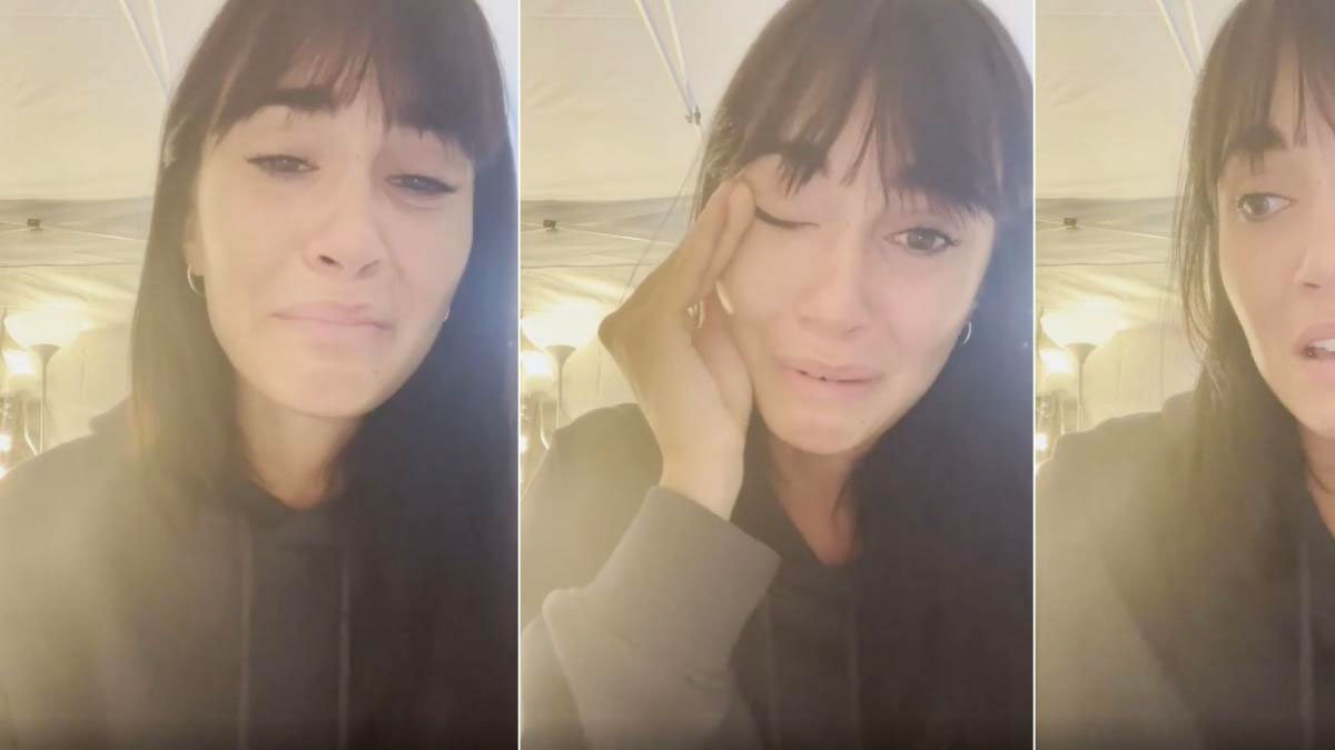 Aitana le pide a una reportera que dejen de publicar fotos de su casa, porque se han personado hombres de madrugada en su puerta