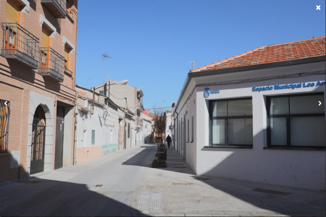 Imagen de una de las calles que estarán dentro de la zona de bajas emisones de Fuenlabrada