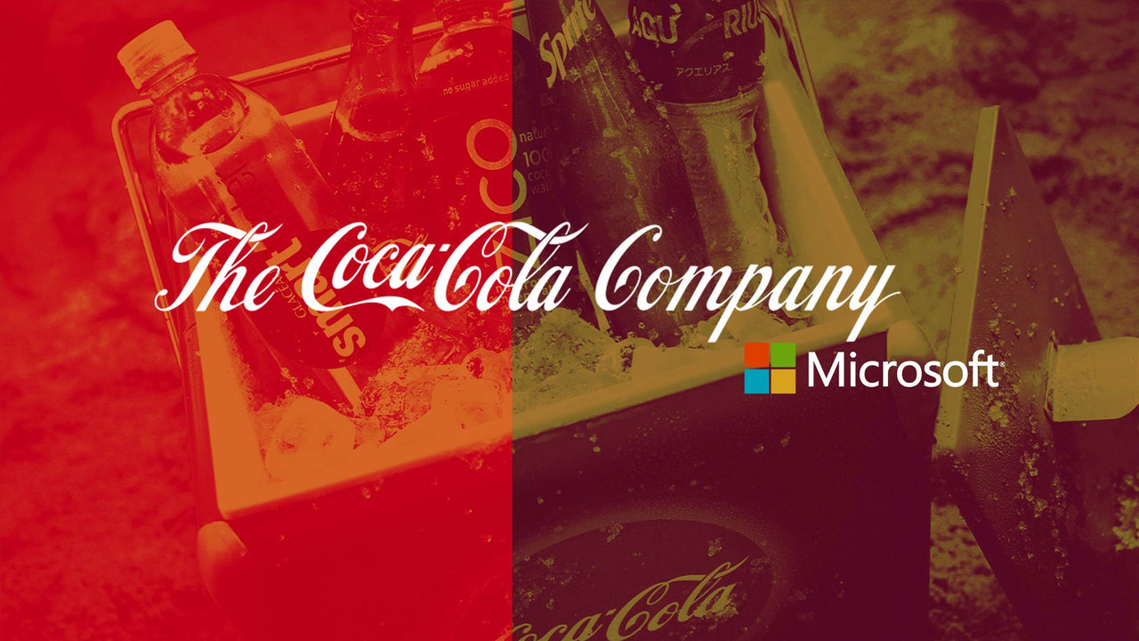Coca-Cola firma con Microsoft un acuerdo de 1.100 millones de dólares