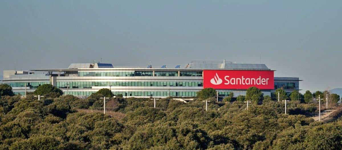 Sede informática del Banco Santander en Madrid
