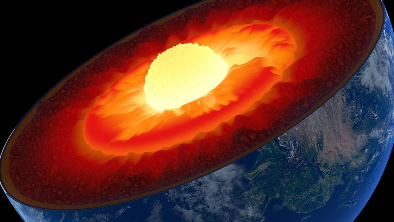 El núcleo de la Tierra gira a una velocidad inferior a lo habitual