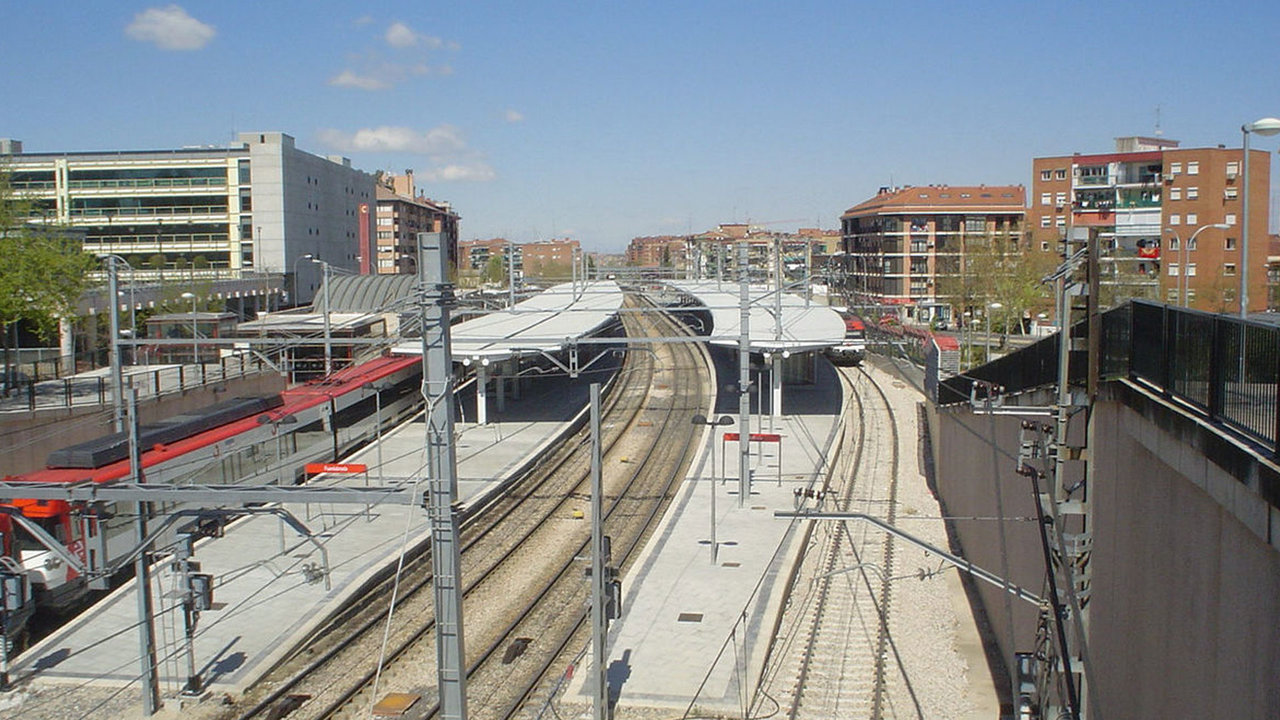 La estación de cercanías de Fuenlabrada Central entra dentro del plan de modernización de ADIF