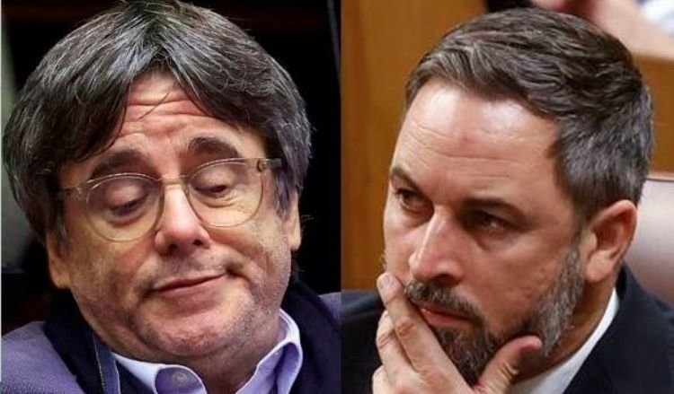 Puigdemont y Abascal defienden posturas similares en relación a la inmigración