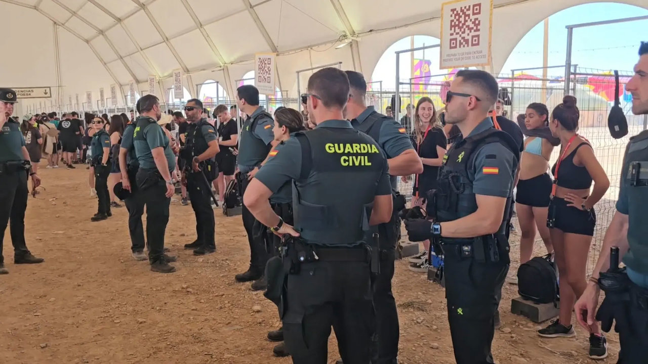 La Guardia Civil detuvo a 33 personas y 11 investigados tras el Monegros Dessert Festival