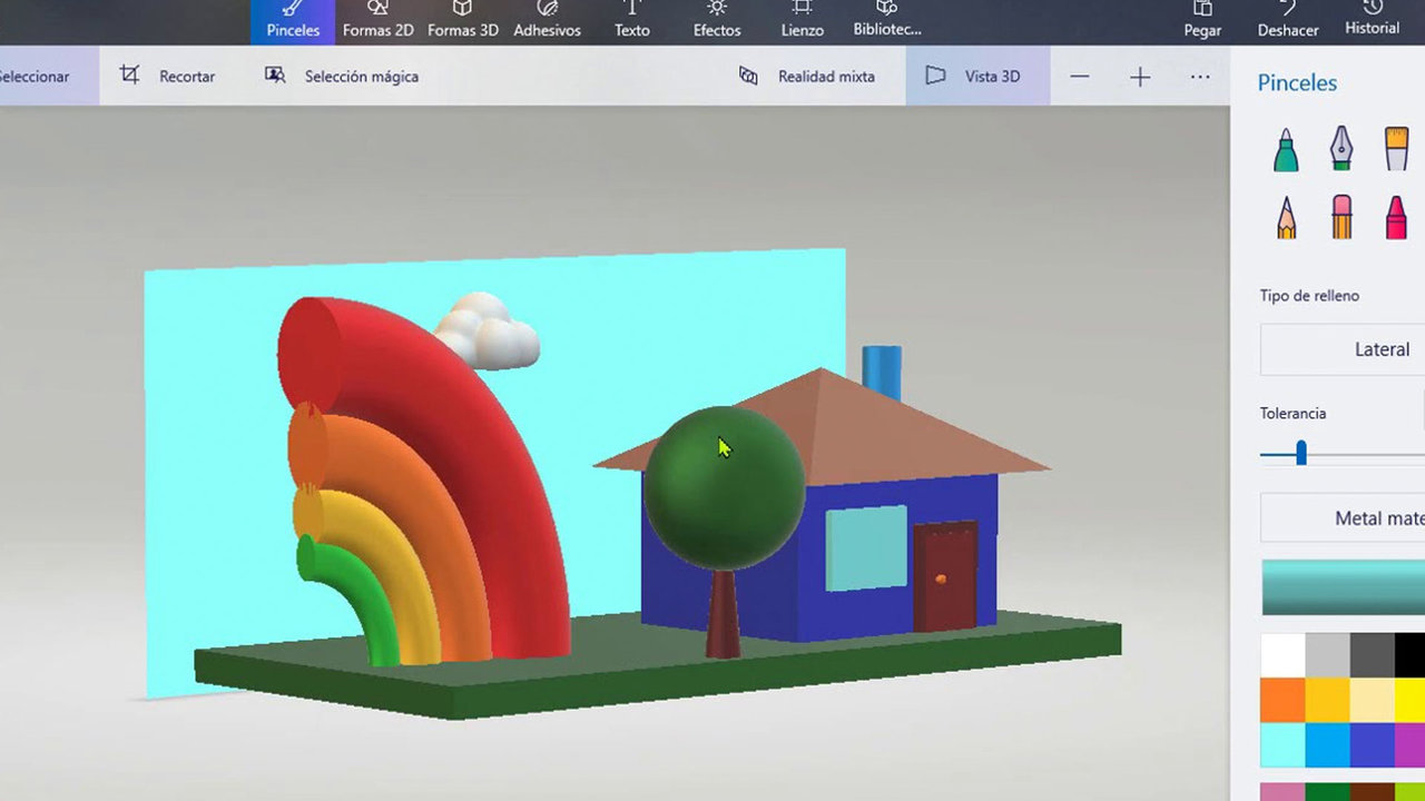 Paint 3D dice adiós a Microsoft y Windows