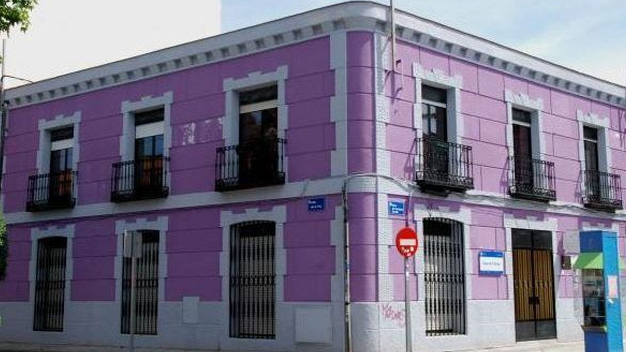 Antigua ubicación de la Casa de la Mujer, junto a la Iglesia del centro antiguo