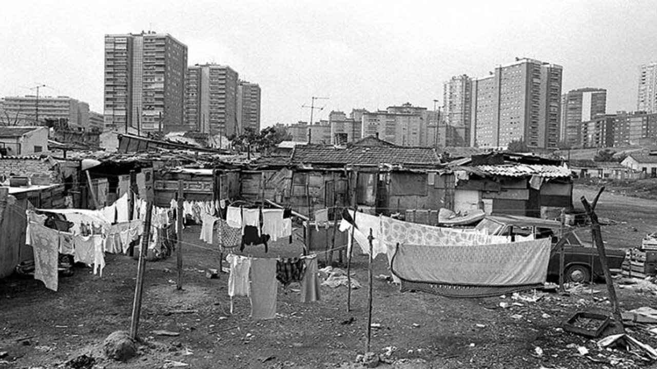 Imagen de la exposición 'Barrios. Madrid 1976-1980', de Javier Campano