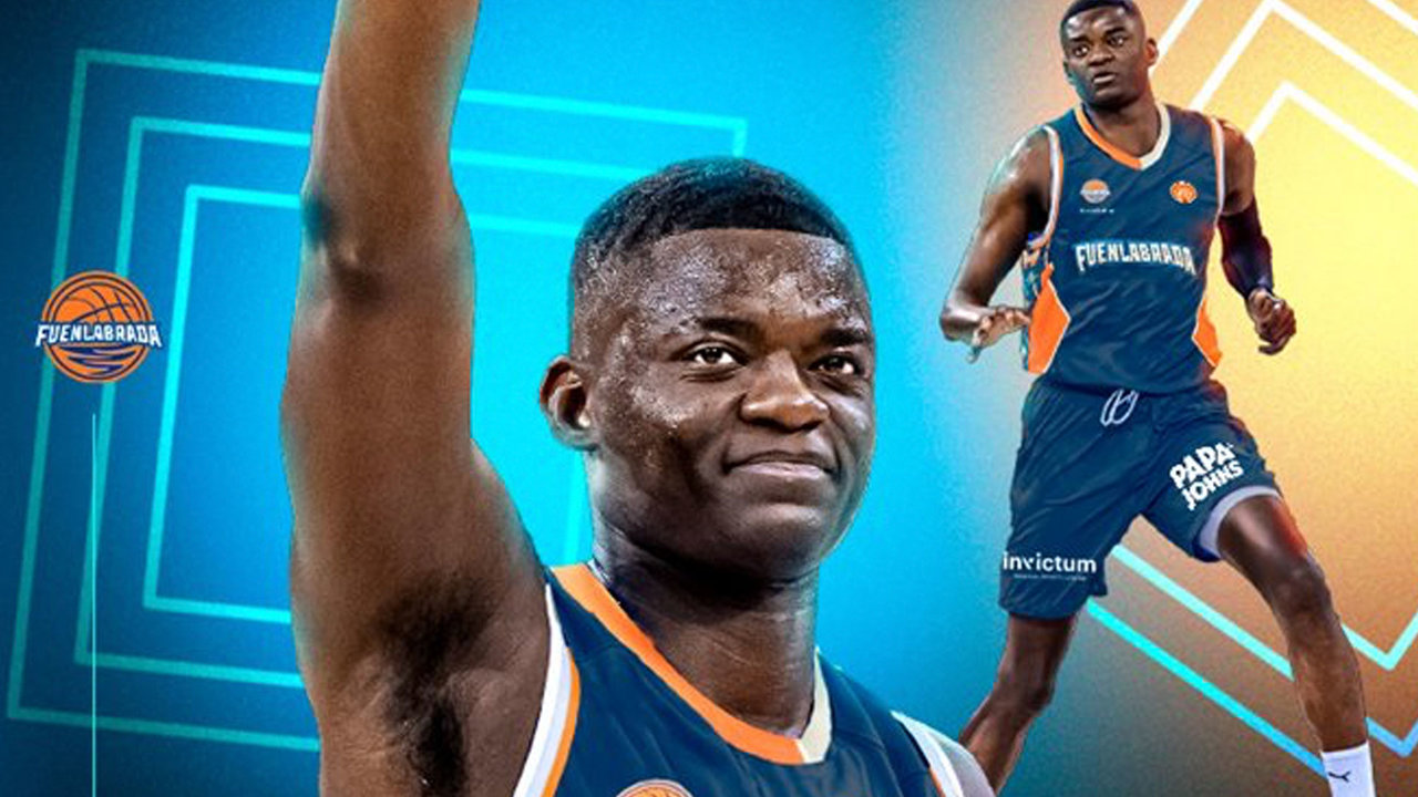 Yannick Nzosa, nuevo pívot para el Fuenlabrada | Imagen: Departamento de Comunicación del Baloncesto Fuenlabrada