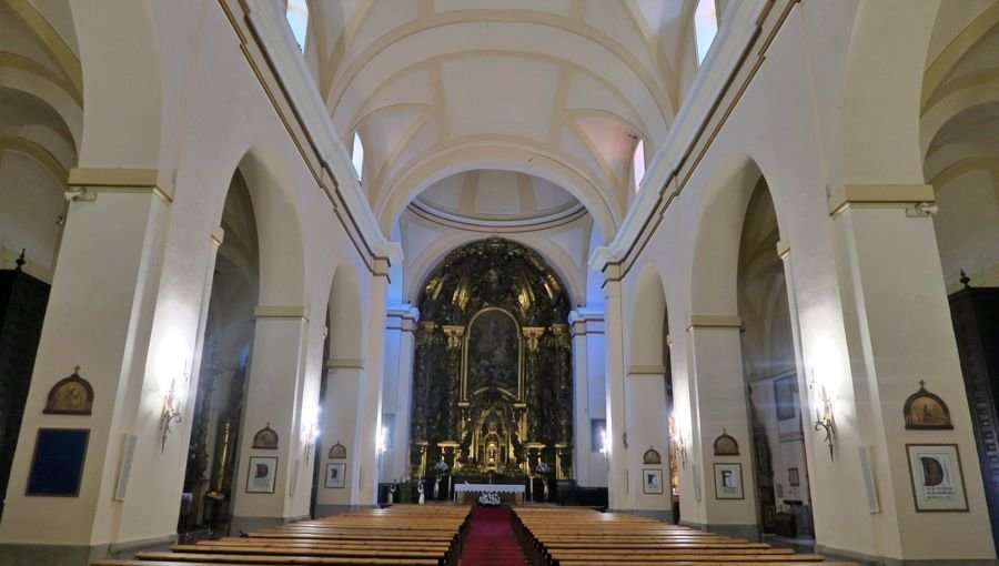 Interior Iglesia San Salvador en Leganés | Imagen: La Voz de Leganés