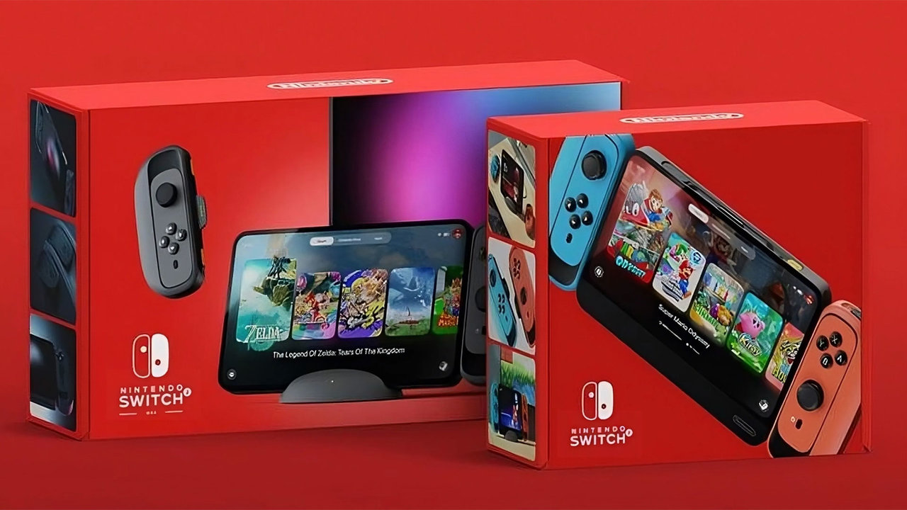 Posible modelo de Nintendo Switch 2 | Imagen: Nintendo