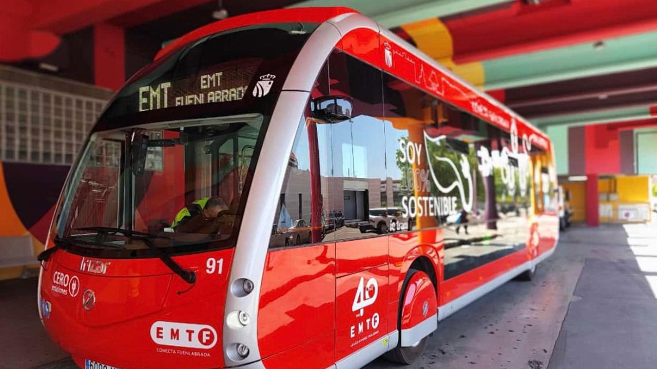 Los autobuses de Fuenlabrada serán gratuitos por la Semana de la Movilidad | Imagen: Gabinete de Prensa del Ayuntamiento de Fuenlabrada