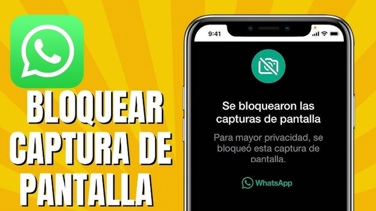 WhatsApp ya introdujo el bloqueo de pantalla cuando quieres hacer una captura a una foto de perfil ajena | Imagen: Tutoriales Digitales (vía YouTube)