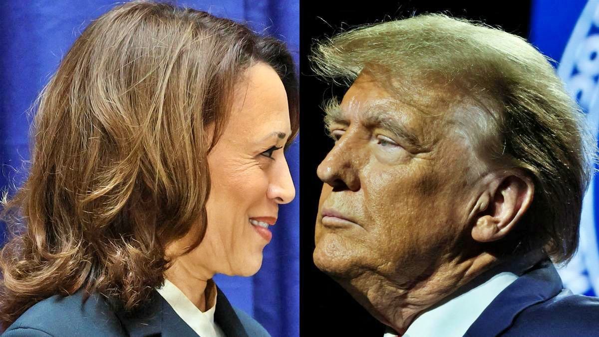 Kamala Harris y Donald Trump, candidatos a la presidencia de los EEUU