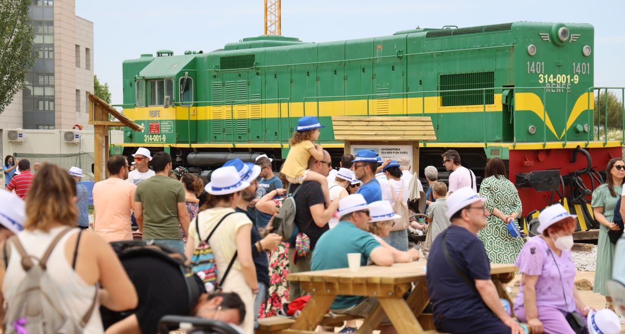 Fiesta de bienvenida de las locomotoras históricas a Fuenlabrada